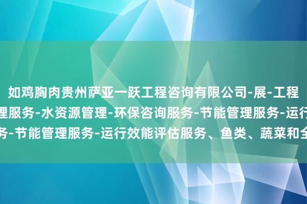 如鸡胸肉贵州萨亚一跃工程咨询有限公司-展-工程造价咨询业务-工程管理服务-水资源管理-环保咨询服务-节能管理服务-运行效能评估服务、鱼类、蔬菜和全谷物