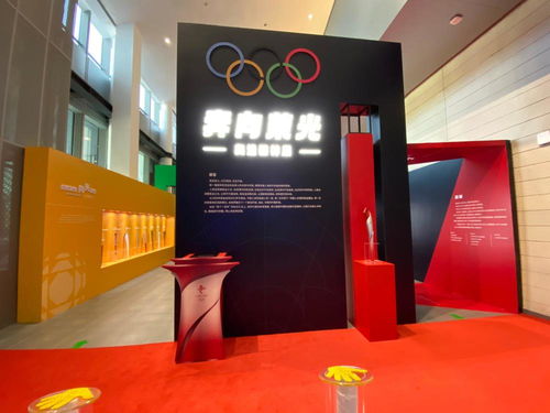 有奥运金牌 火炬还可上 领奖台 ,奥运展在闵行博物馆开启